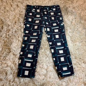 BR patterned crop pant